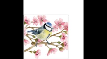 PPD.B125002995 Oiseau Printemps papírszalvéta 25x25cm