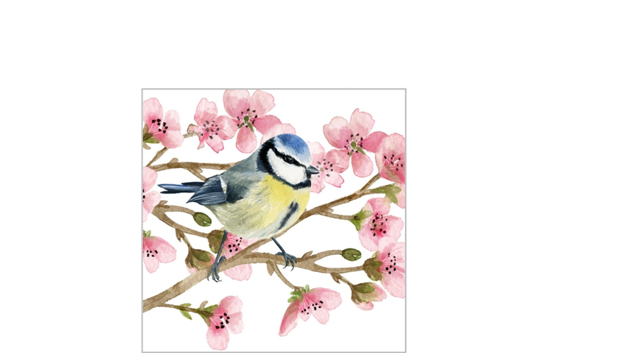 PPD.B125002995 Oiseau Printemps papírszalvéta 25x25cm
