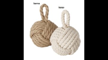 B.G.2009477 Ajtótámasz golyó jutakötélből