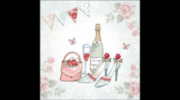 AMB.13319675 Celebrate in style papírszalvéta 33x33cm