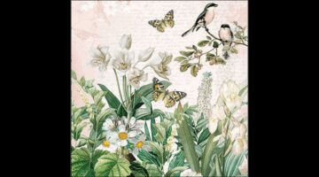 AMB.13318150 Flower garden papírszalvéta 33x33cm