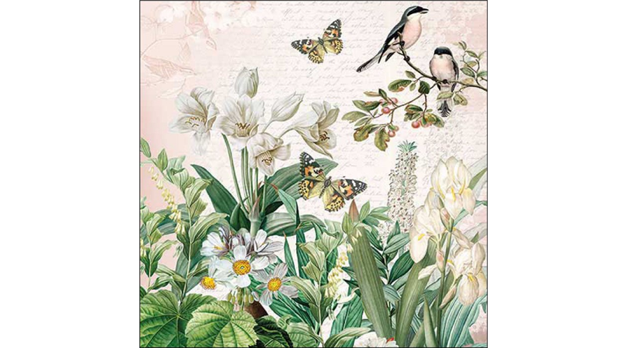 AMB.13318150 Flower garden papírszalvéta 33x33cm