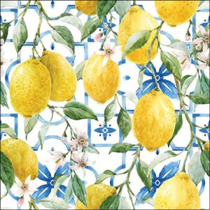 AMB.13319660 Mediterranean lemons papírszalvéta 33x33cm