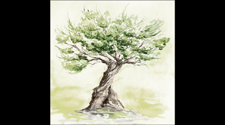 AMB.13319435 Olive tree papírszalvéta 33x33cm