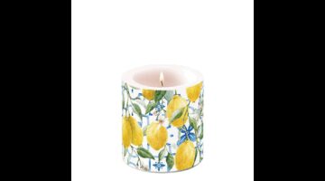AMB.19219660 Mediterranean lemons átvilágítós gyertya 8x7