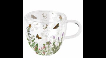 AMB.14419345 Herb Garden duplafalú borosilicate üvegcsésze 0