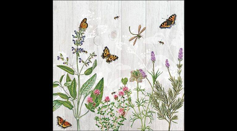 AMB.13319345 Herb Garden papírszalvéta 33x33cm