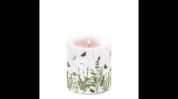 AMB.19219345 Herb Garden átvilágítós gyertya 8x7