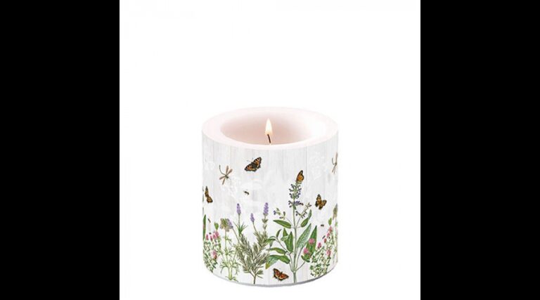 AMB.19219345 Herb Garden átvilágítós gyertya 8x7