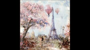 AMB.13319775 Paris art papírszalvéta 33x33cm