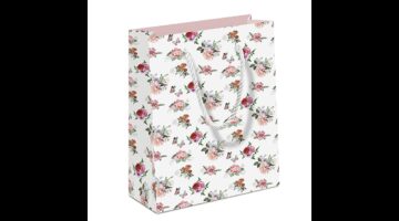 AMB.11219350 Charlotte white papír ajándéktáska 22x9x23cm