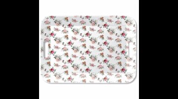 AMB.13919350 Charlotte white műanyag nagytálca 33x47cm