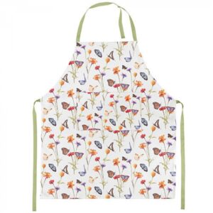 AMB.16719335 Butterfly garden white kötény 70x85cm