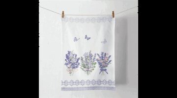 AMB.17819735 Lovely lavender white konyharuha 50x70cm