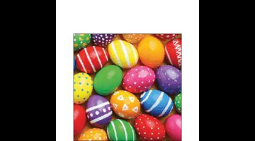 AMB.22519750 Painted Easter eggs papírszalvéta 25x25cm