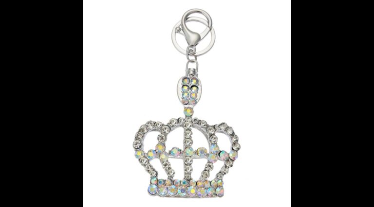 CLEEF.JZKC0164 Fém kulcstartó koronás