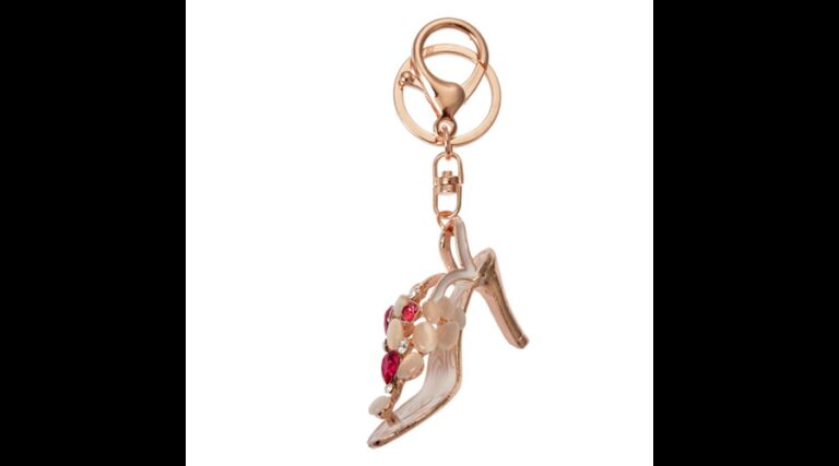 CLEEF.JZKC0168 Fém kulcstartó cipős