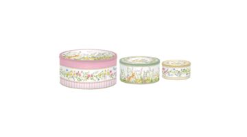 R2S.099EAST Fémdoboz 3 db-os szett kerek