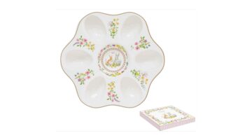 R2S.1337EAST  Porcelán tojáskínáló tálca 21cm