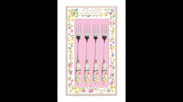 R2S.969EAST Rozsdamentes süteményes villaszett 4 db-os