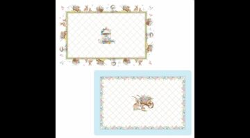 R2S.320SPBL  Műanyag tányéralátét kétoldalas 45x30cm