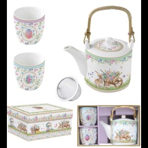 R2S.1467SPBL Porcelán teáskanna 600ml