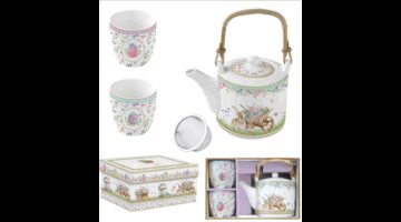 R2S.1467SPBL Porcelán teáskanna 600ml