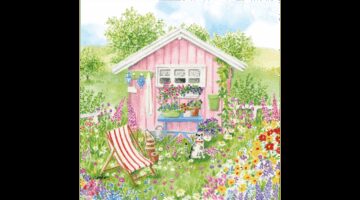 PPD.C133002970 Maison Rose papírszalvéta 33x33cm