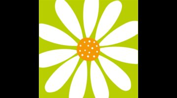 PPD.C133003072 Happy Flower green papírszalvéta 33x33cm