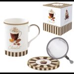 R2S.105SWEM Porcelán szűrősbögre tetővel