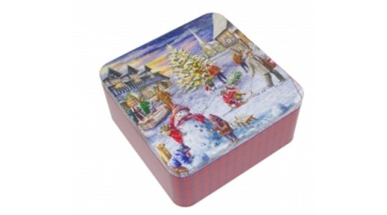 GAW.3394/002 Konyhai fémdoboz 187x187x80mm