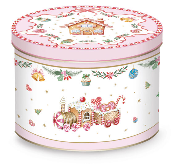 Porcelánbögre 350ml,fémdobozban, Sweet Christmas