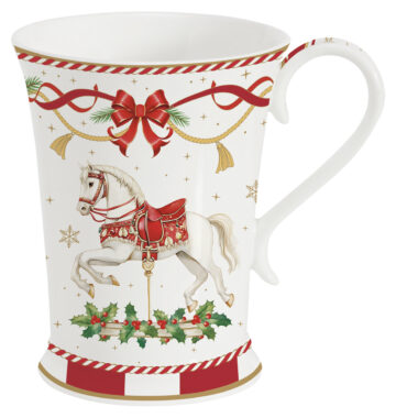 Porcelánbögre 300ml, dobozban, Christmas Tale