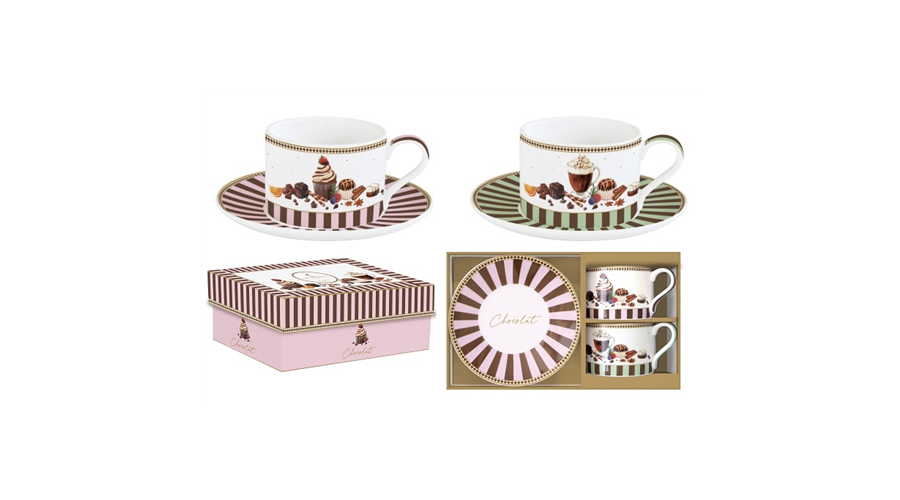 R2S.132SWEM Porceláncsésze+alj 240ml