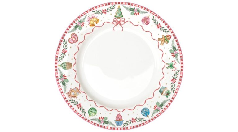 R2S.3100SWEC Porcelán lapostányér 27cm