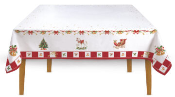Asztalterítő 145x180cm, 100% pamut, Christmas Tale