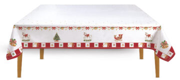 Asztalterítő 145x250cm, 100% pamut, Christmas Tale