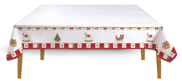 Asztalterítő 145x250cm, 100% pamut, Christmas Tale