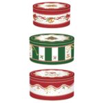 R2S.099CTAL Fémdoboz 3 db-os szett kerek