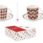 R2S.3107CTWI Porcelán eszpresszócsésze+alj 2 személyes