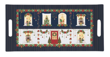Műanyag tálca 40x19cm, Atmosphere, Festive Avenue