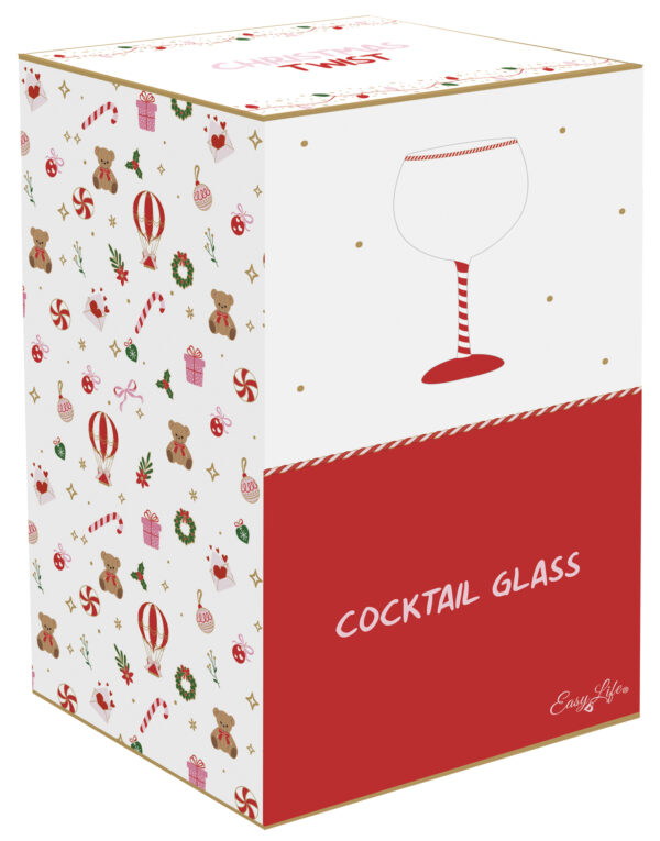 Gines üvegpohár 500ml, dobozban, Christmas Twist