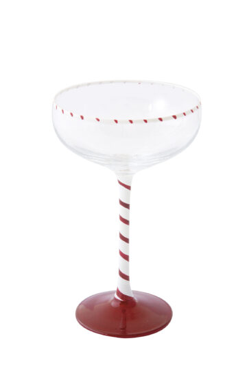 Pezsgős üvegpohár 250ml, dobozban, Christmas Twist