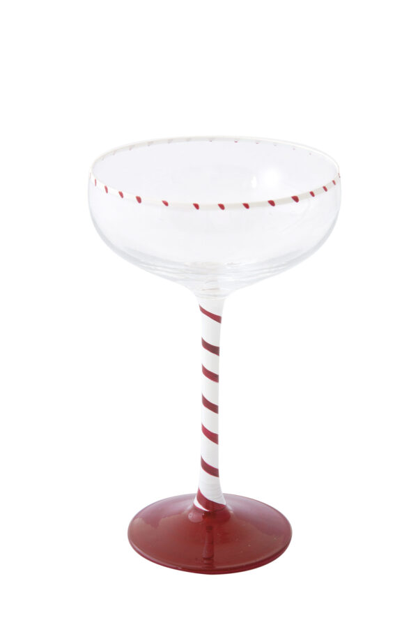 Pezsgős üvegpohár 250ml, dobozban, Christmas Twist