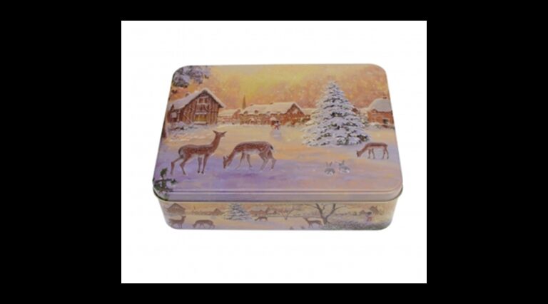 GAW.7331/019 Konyhai fémdoboz dombornyomott 260x202x70mm