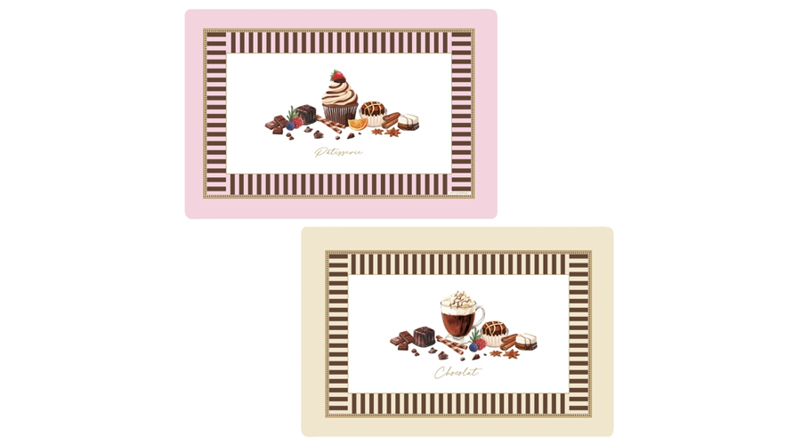 R2S.320SWEM Műanyag tányéralátét kétoldalas 45x30cm