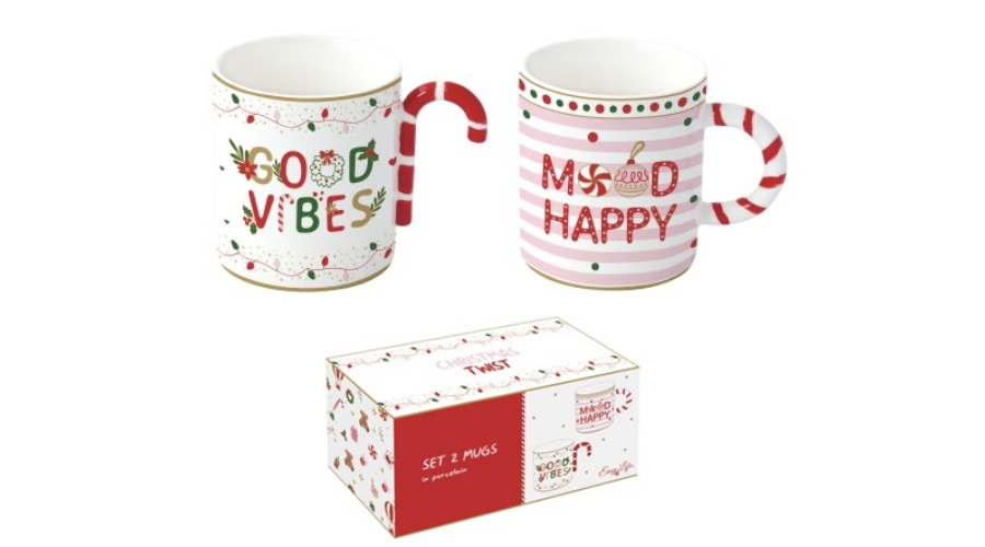 R2S.3118CTWI Porcelán bögreszett 2db-os