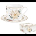 R2S.1182WHEL Porcelán reggelizőcsésze+alj 370ml