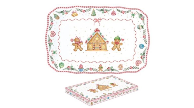 R2S.1483SWEC Porcelántálca 35x23cm