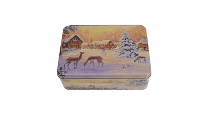 GAW.3298/019 Konyhai fémdoboz dombornyomott 223x167x70mm